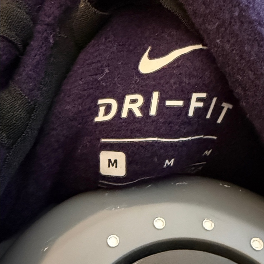 Nike Womens Sweater Purple Hoodie Full Zip Dri Fit - Picture 2 of 9